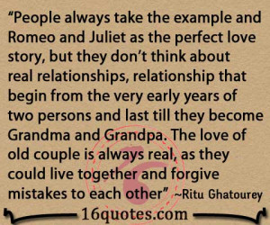 Romeo and Juliet love quote