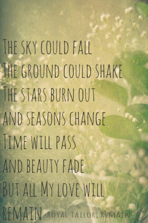 Royal Tailor, RemainChristian Love Quote, Christian Song Lyric Quotes ...