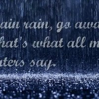 haters quotes or sayings photo: Rain rain go away That's what all my ...