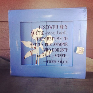 Hand painted cupboard door quote sign by fisher by lauraleidesign, $34 ...