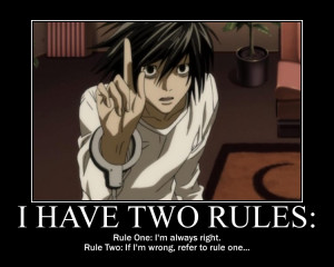 Tags: Anime, DEATH NOTE, L Lawliet, Handcuffs, Humor