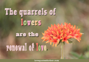 Love Quarrel Quotes