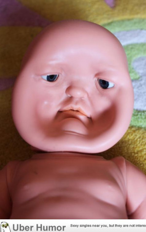 Accidentally stepped on my little sisters doll.