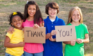 Thank You Kids Horizontal 300x181 A Culture of Gratitude: Saying Thank ...