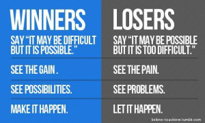 Winners & losers. For great motivation, health and fitness tips, check ...