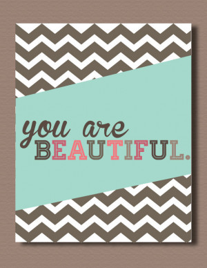 ... great way to start the day. Love that chevron print in the background