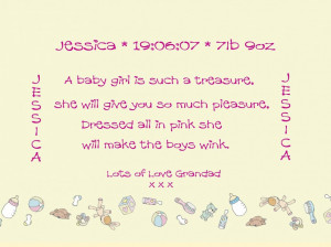 Related Pictures baby girl quotes for pictures baby scrapbook quotes