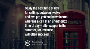 Study the best time of day for calling; between twelve and two pm you ...
