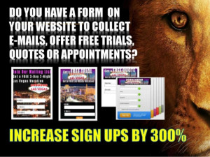 Increase Opt-ins, Free Trials, Free Quote and Appointment Sign Ups by ...