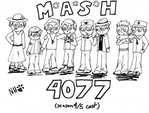 MASH Cast - Seasons 4 and 5 by happy-kittens on deviantART