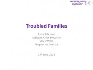 Listening to Troubled Families