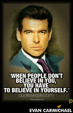 When people don’t #believe in you, you have to believe in yourself ...