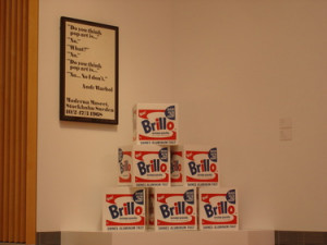 Brillo boxes by Pontus Hultén