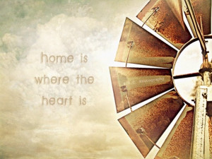 Old Windmill Photo Home Quote Photo Home Is by SSCphotography, $27.00