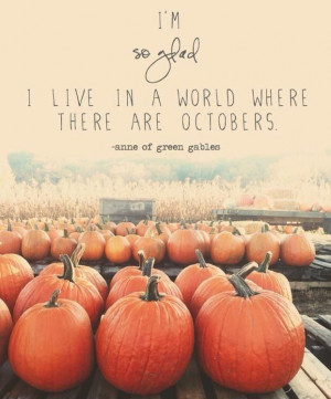 Green Gables, Quotes, Seasons, Pumpkin, Autumn, Greengables, I Love ...
