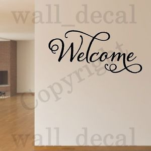... -Entryway-Hall-Wall-Decal-Vinyl-Sticker-Decor-Quote-Family-Friends