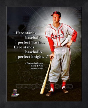 Stan Musial St. Louis Cardinals Pro Quotes Framed 8x10 Photo #2 at ...