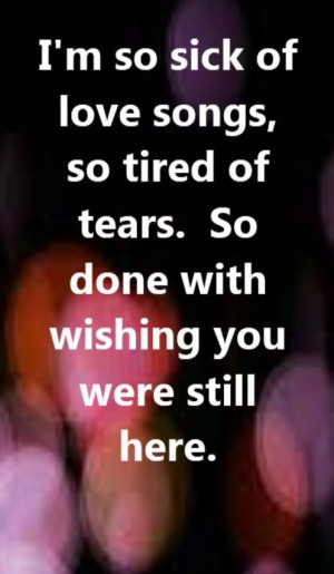 Ne-Yo - So Sick - song lyrics, song quotes. I'm so sick of love songs ...