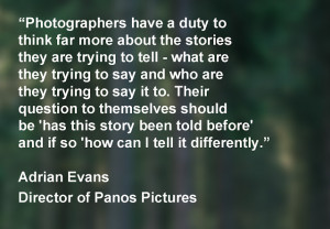 Photographers have a duty to think far more about the stories they are ...