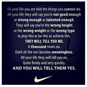Nike Soccer Quotes And Sayings Nike quotes i love this!
