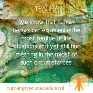 Trauma quotes: Human Givens Nederland