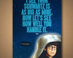 SPACEBALLS Dark Helmet Movie Quote Poster ...