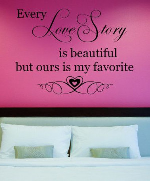 Take a look at this Love Story Quote Wall Decal by DecorDesigns on # ...