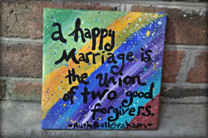 happy marriage Ruth Bell Graham quote by melodyjoy1983 on Etsy, $24 ...