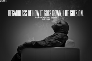 Rick Ross Picture Quotes don't feel sad over someone