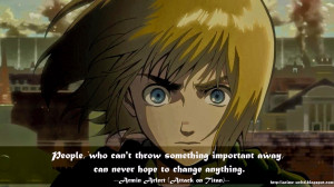 People, who can't throw something important away, can never hope to ...