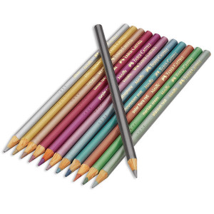 Faber-Castell® Metallic Colored EcoPencils - Set of 12