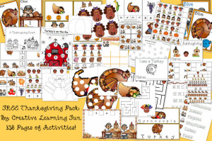 ... offering a huge 138-page of Free Thanksgiving Printable Activities