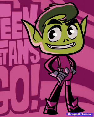 teen titans go beast boy cat