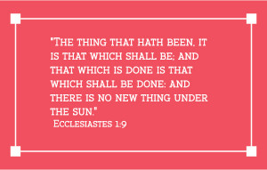 Ecclesiastes 1:9