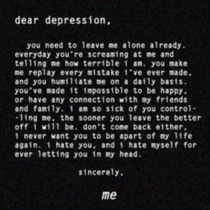Quotes About Suicide And Depression Depression suicidal self harm