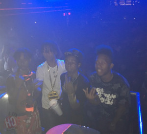 ... Attends & Performs Live With Rae Sremmurd At LIV Nightclub In Miami