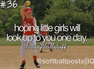 ... ...especially since I am the oldest of 4 girls that LOVE softball