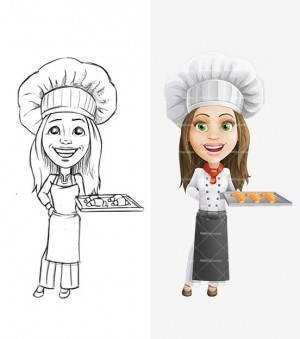 Woman Chef Draft: http://tooncharacters.com/female-cartoon-characters ...