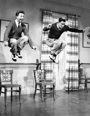 Donald O'Connor and Gene Kelly in 