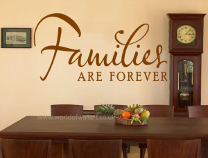 Families Are Forever Wall Decal