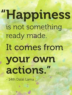 Happiness quote : )