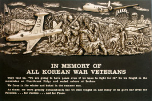Korean War Memorial Plaque