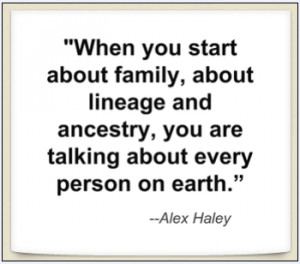 about lineage and ancestry you are talking about every person on earth ...