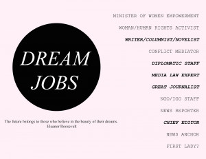 Dream Jobs through Design