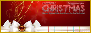 Merry Christmas Quote Facebook Covers and Happy Holidays FB New Year ...