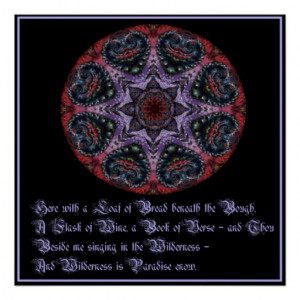 Omar Khayyam - Love Quote Poster