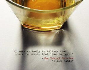 Postal Service Quote with Whiskey