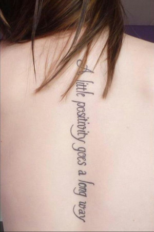 Go Back > Gallery For > Spinal Cord Quote Tattoo