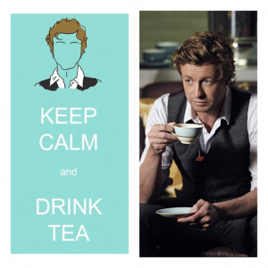Patrick Jane drinking Tea!