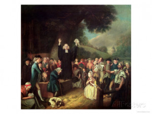 It is said Whitefield’s Preaching in the open air could be heard a ...